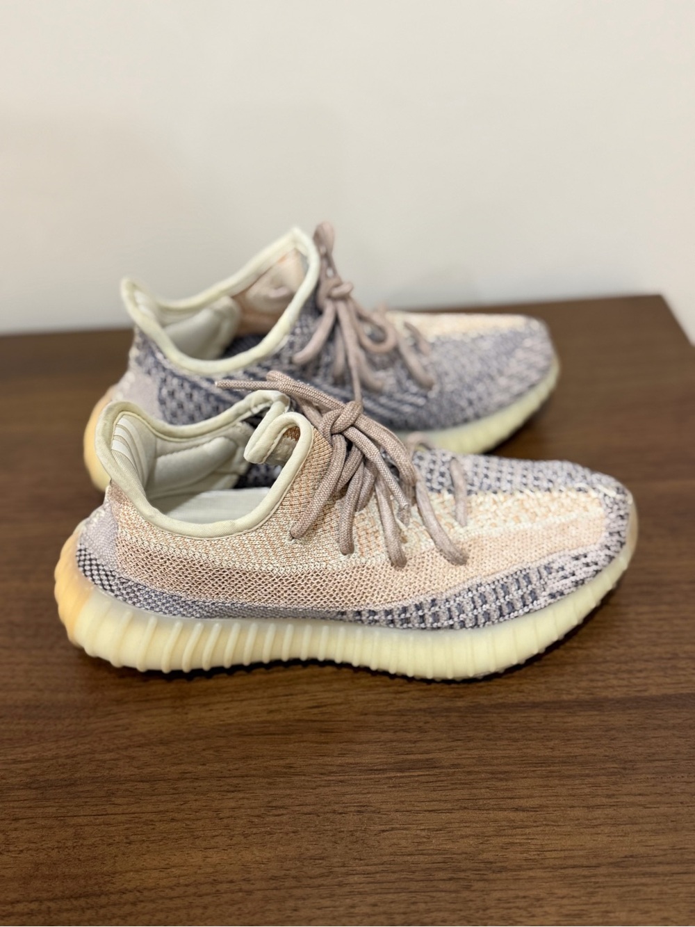 Yeezy Boost 350 V2 Sneakers in Cream, Beige and Gray